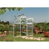 Palram - Canopia HG5006-1B Mythos Greenhouse - 6 x 6 ft. - Silver