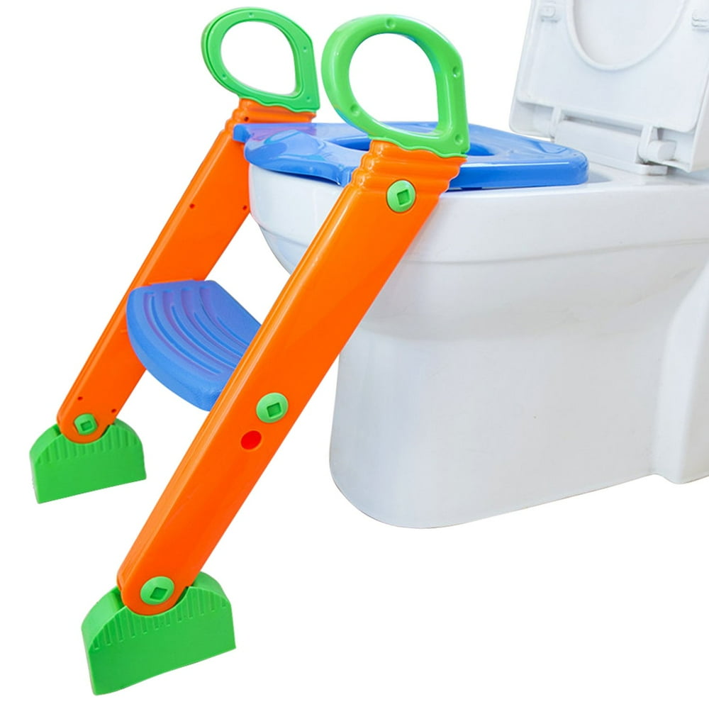 Potty Training Seat, Beinhome Potty Seat with Ladder, Built in NonSlip