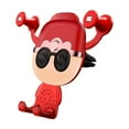 thumbnail image 2 of Car Phone Mount, Cartoony Chinese Gods of Wealth Navigation Bracket, Auto-Clamping Vent Mount, Multi-Directional Rotation, Fun and Personalized Car Accessory, 2 of 6