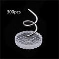 thumbnail image 1 of 100/300 Pcs Clous Ronds Transparents pour Meubles d'Intérieur Spirales pour Canapé, 1 of 5