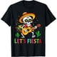 thumbnail image 1 of Camiseta divertida de calavera para tocar la guitarra con sombrero Lets Fiesta, 1 of 2