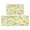 Lemons (6), variant on Lemon Yellow Kitchen Rugs and Mats Sets Of 2,Kitchen Decoration Rugs,Rubber Backing Non-Slip Floor Mat for Sink Washable Waterproof Laundry Room Runner Rugs