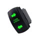 thumbnail image 3 of Interruptor de señal de giro, interruptores de palanca de repuesto, interruptor basculante automotriz para ATV Verde, 3 of 9