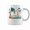 Black, variant on Skeleton Slam Dunk Hoop Basketball Halloween Boys Fans Coffee Mugs