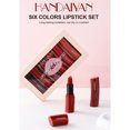 thumbnail image 4 of HANDAIYAN Juego de lápiz labial mate en forma de arco de 6 colores Lápices labiales mate de terciopelo, 4 of 6