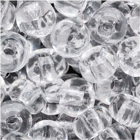 - Czech Seed Beads 6/0 Crystal Clear (1 ounce)