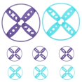 thumbnail image 1 of 8Pcs Outdoor Flying Disc Interactive Toy Throwing Disc Flying Disc Toy Portable Plastic Disc Toy, 1 of 4