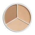 thumbnail image 5 of Kokovifyves Tricolor Concealer Face Makeup with Brush Color Correction Concealer Mini Portable Tricolor Concealer Pot for Mature Light Medium, 5 of 8