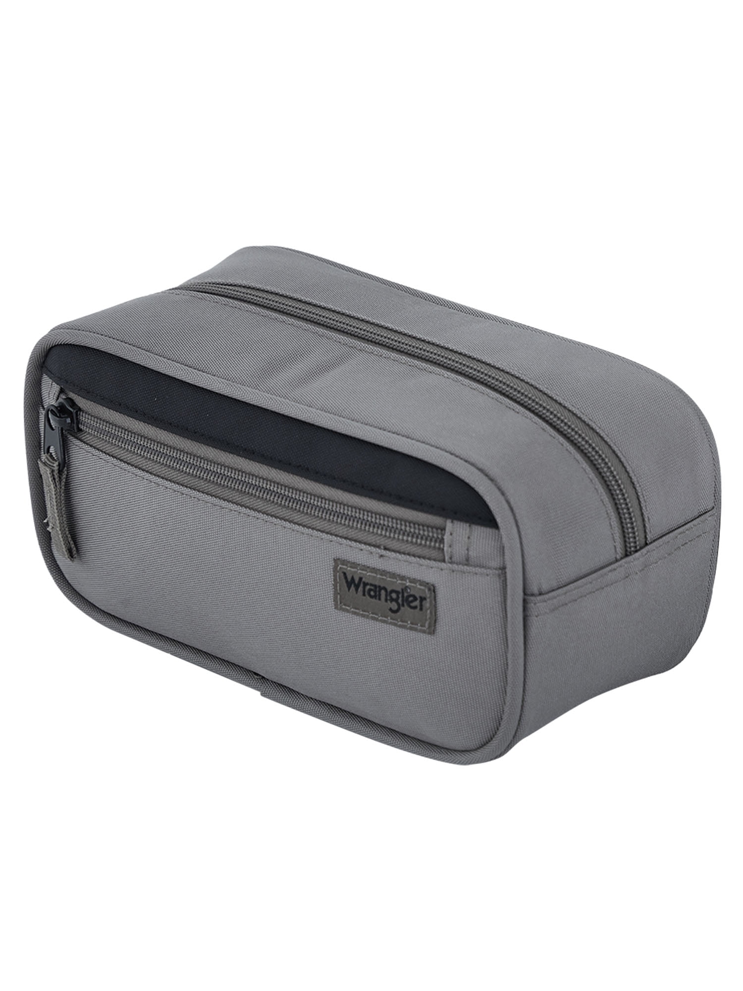 Wrangler 9-inch Toiletry Travel Kit, Sharkskin Gray