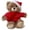 Red, variant on Made By Aliens Customize Shirt Xmas Soft Mocha Chocolate Beige Teddy Bear, Christmas Hat and Scarf Stuffed Animal Holiday Toys Custom Accessories – A Perfect Toy Gift for Kids 6 Inch (Mocha-Red)
