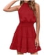 thumbnail image 1 of Vestidos Para Mujeres Vestidos Casuales Mini Vestido Sin Mangas Con Vendaje Halter Erógeno Sólido A La Moda Odeerbi ODB162429, 1 of 4