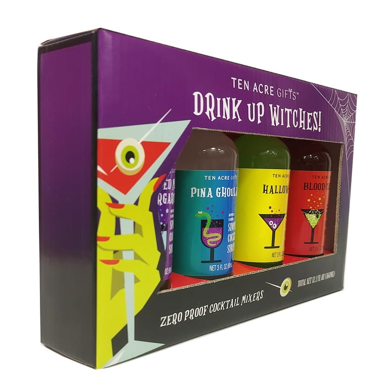Halloween Cocktail Mixer Gift Set - 4 Pack - Walmart.com