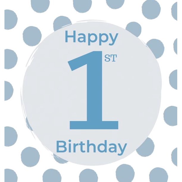 First birthday guest book (Hardcover) Birthday boy guest book, first