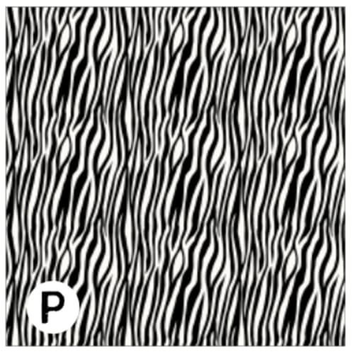Printed Adhesive Vinyl Halloween Animal Print Pattern 12 x 12 inch Sheet (P)