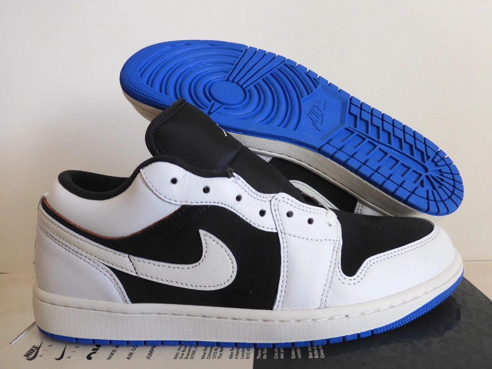 Nike Air Jordan Low Q54 Quai 54 Off Noir-Sail-Summ White Sz