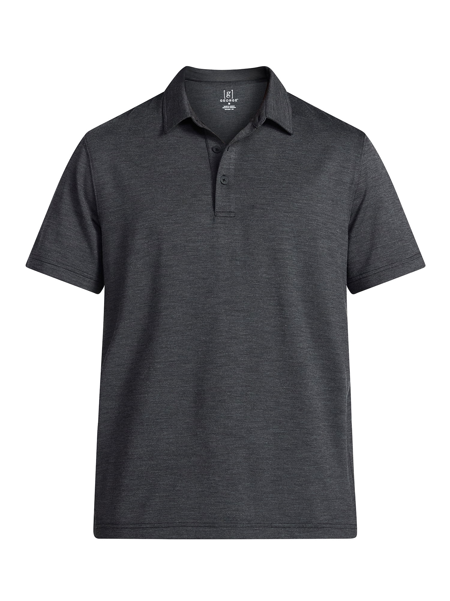 George Men's & Big Men's Relaxed Fit Short Sleeve Stretch Polo Shirt, Sizes S-5XL