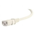 thumbnail image 3 of C2G 17533 14 AWG Power Cord - C14 to C13, White (2 Feet, 0.60 Meters), 3 of 4