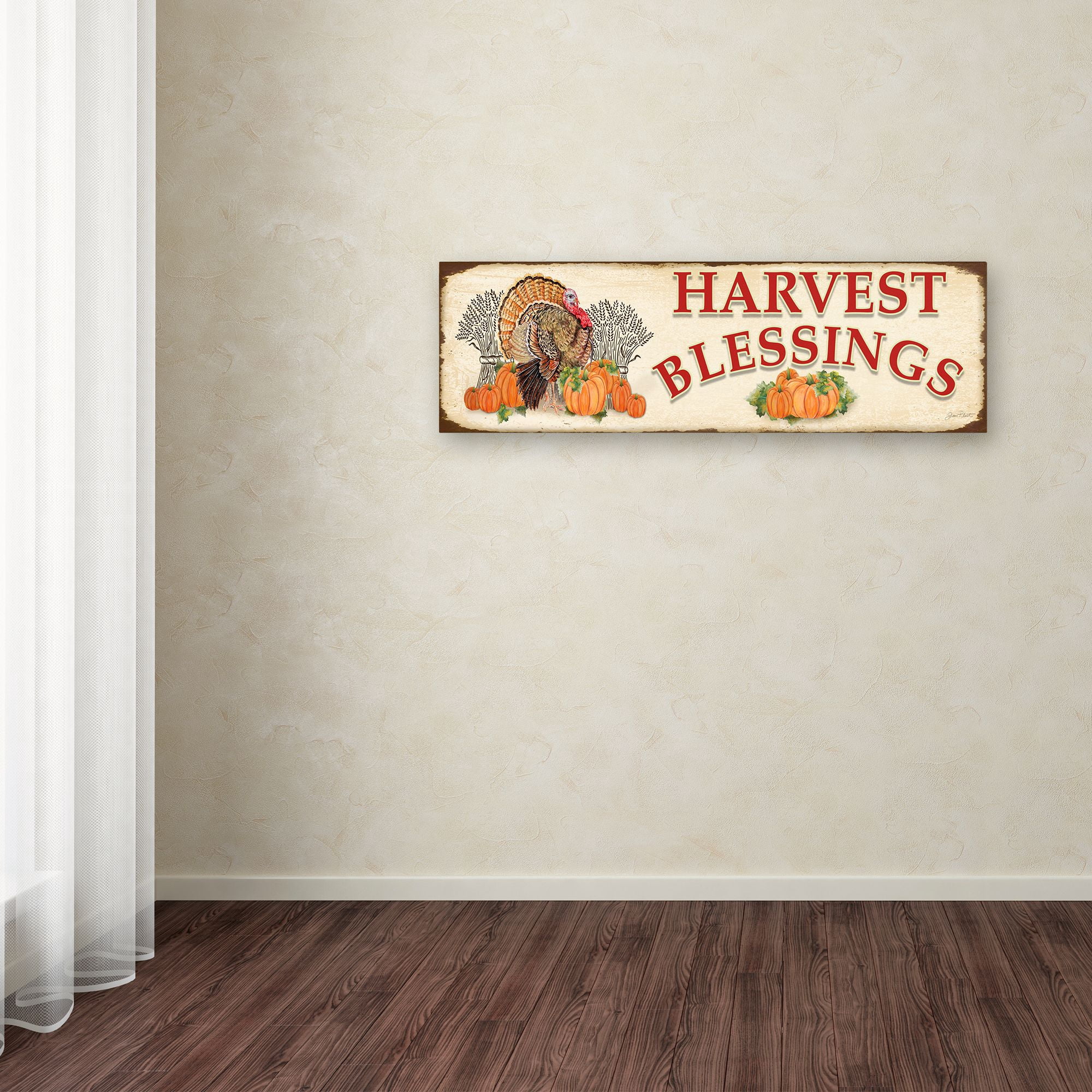 Trademark Fine Art 'Thanksgiving 3' Canvas Art by Jean Plout