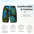 thumbnail image 5 of Gaeub Play Game Mens Swim Trunks Stretch Beach Shorts Quick Dry for Men Swim Shorts Swimwear with Pockets- Medium, 5 of 9