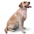 thumbnail image 2 of Naloa Hand Drawn Strawberry Dog Bandanas 1PC Washable Triangle Dog Scarfs Premium Durable Fabric, for Small Medium Large Dogs and Cats, 2 of 6