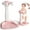 Pink, variant on COOSEYA Baby Bath with Shower Stand Support, Anti-Pinch Soporte para Bañera de Bebé Adjustable Shower Tower and Anti-Slip for Toddler Standing Up Themselves(Gray)