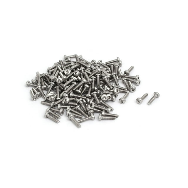 Unique Bargains M2x8mm 304 Stainless Steel Button Head Torx Screws Bolts T6 Drive 150pcs