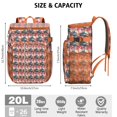 thumbnail image 3 of Tropical Palm Trees & Hawaiian Sunset Beach Cooler Backpack - 20L High-Capacity Insulated Bag, Perfect for Parties, Road Trips & Outdoor Adventures, 3 of 5