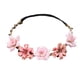 thumbnail image 3 of Boda Floral Corona Sunnimix Banda para el Cabello Boho Guirnalda Cabello Rosado nuevo, 3 of 8