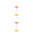 thumbnail image 1 of Sonducket 12 piezas de conector de diapositivas de de línea de pesca con broches de presión de agua salada Rojo 2piezas, 1 of 6