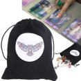 thumbnail image 4 of Fdit Playing Cards Bag,Playing Cards Pouch,15 x 11.5cm Tarot Bag Pouch Playing Cards Jewelry Coins Accessory Storage Drawstring Bag, 4 of 8