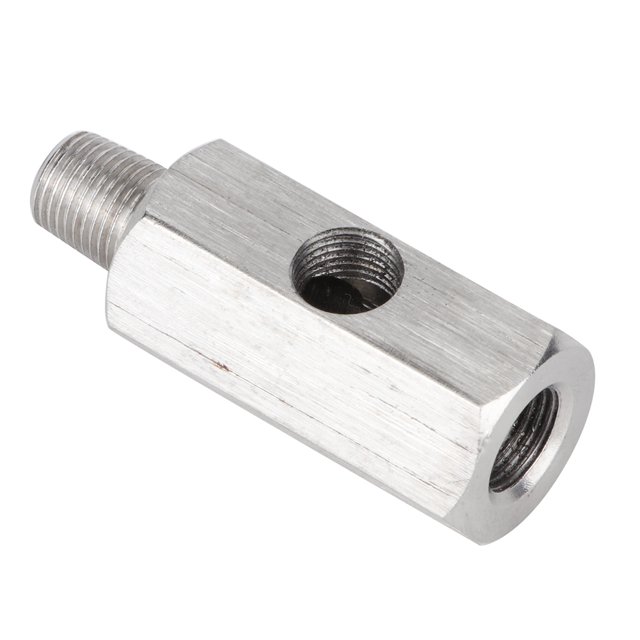 Adaptador de sensor de presión de aceite BuyWeek Adaptador de suministro de turbo de aceite BSPT de 1/8 de pulgada
