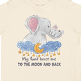 thumbnail image 4 of Inktastic My Aunt Loves Me to the Moon and Back Elephant Family Boys or Girls Toddler T-Shirt, 4 of 5