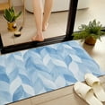 thumbnail image 2 of JML Doormat, Non-Slip Indoor Outdoor Rug Mats for Porch Entry Way, Floor Mat for Bathroom/Kitchen, (20"x32") - Abstract Blue and White Pattern, 2 of 6