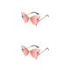 thumbnail image 4 of Sonducket Gafas de sol de moda Gafas a prueba de sol Multicolor Hermosa Playa Protector de ojos de larga duración Equipo de protección Rosa Rosa 2piezas, 4 of 6