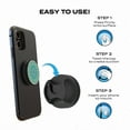 thumbnail image 2 of Nuckees Twist & Grip – Phone Mount for Cars, Windows, Bathroom, Kitchen, and Homes with Strong Suction Cup for All Smartphones, 2 of 7