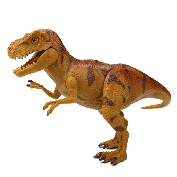 Adventure Force Dinosaur Attack Figurine articulée de dinosaure articulée de 22,9 cm avec lumières et sons - T-Rex