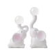 thumbnail image 2 of 2x Pareja Estatuas de Elefantes Escultura Animal Mesa Moderna Centro de Mesa Adorno Figura de Resina para Entrada Dormitorio Gabinete Mesa Estantería BLESIY Estatuilla de elefante, 2 of 8