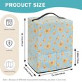 thumbnail image 6 of ZIATUBLES Butterfly Ice Cream Machine Cover Stain Resistant Kitchen Appliance Cover with Easy Lift Handle and Front Accessory Pockets, Machine Washable, 15.35" x 9.84" x 18.11", 6 of 6