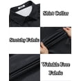 thumbnail image 5 of COOFANDY Mens Casual Wrinkle Free Shirts Short Sleeve Button Down Summer Stretch Dress Shirt, 5 of 6