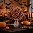 thumbnail image 5 of Halloween Artificial Flower Branches Fall Floral Bouquet Spooky Decor Faux Flowers Centerpiece Mantel Table Decoration Party Wedding Home Indoor Outdoor Arrangement, 5 of 6