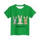 thumbnail image 5 of Blusas y camisas de manga corta con cuello redondo Camiseta estampada de manga corta de Pascua para niños Cuello redondo Manga corta Casual Versátil Para niñas Niños Top de poliéster, 5 of 5