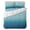 Blue White, variant on Queen Size Duvet Cover 4 Piece Bedding Set Gradient Wallpapers Bed Sheet Sets Soft Microfiber Comforter Cover with Flat Sheet 2 Pillow Shams