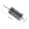 thumbnail image 2 of Uxcell 60mm OD Bore Brush, 1pcs Tube Cleaning Brush Steel Wire Chimney Cleaning Brush Round Bristles M12 Threaded for Auto Vent Ducts Chimney Fireplace, 2 of 5