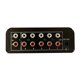 thumbnail image 5 of AU-105RCA Distribuidor de Audio Mezclador de Audio EstéReo 1 Entrada 5 Salidas Distribuidor de Audio Multicanal para Controles de Volumen RCA, 5 of 5