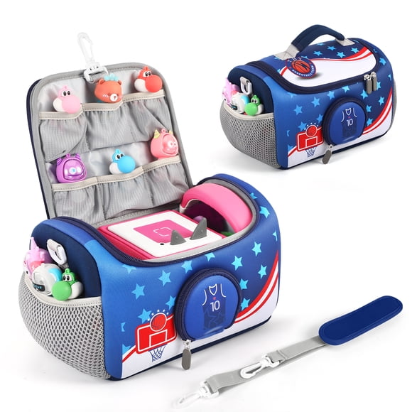 AYAOQIANG Estuche de Transporte para Bolsa de Almacenamiento Toniebox Starter Set para Toniesbox Reproductor de Audio Caja de Transporte para Niños Accesorios Toniebox Azul