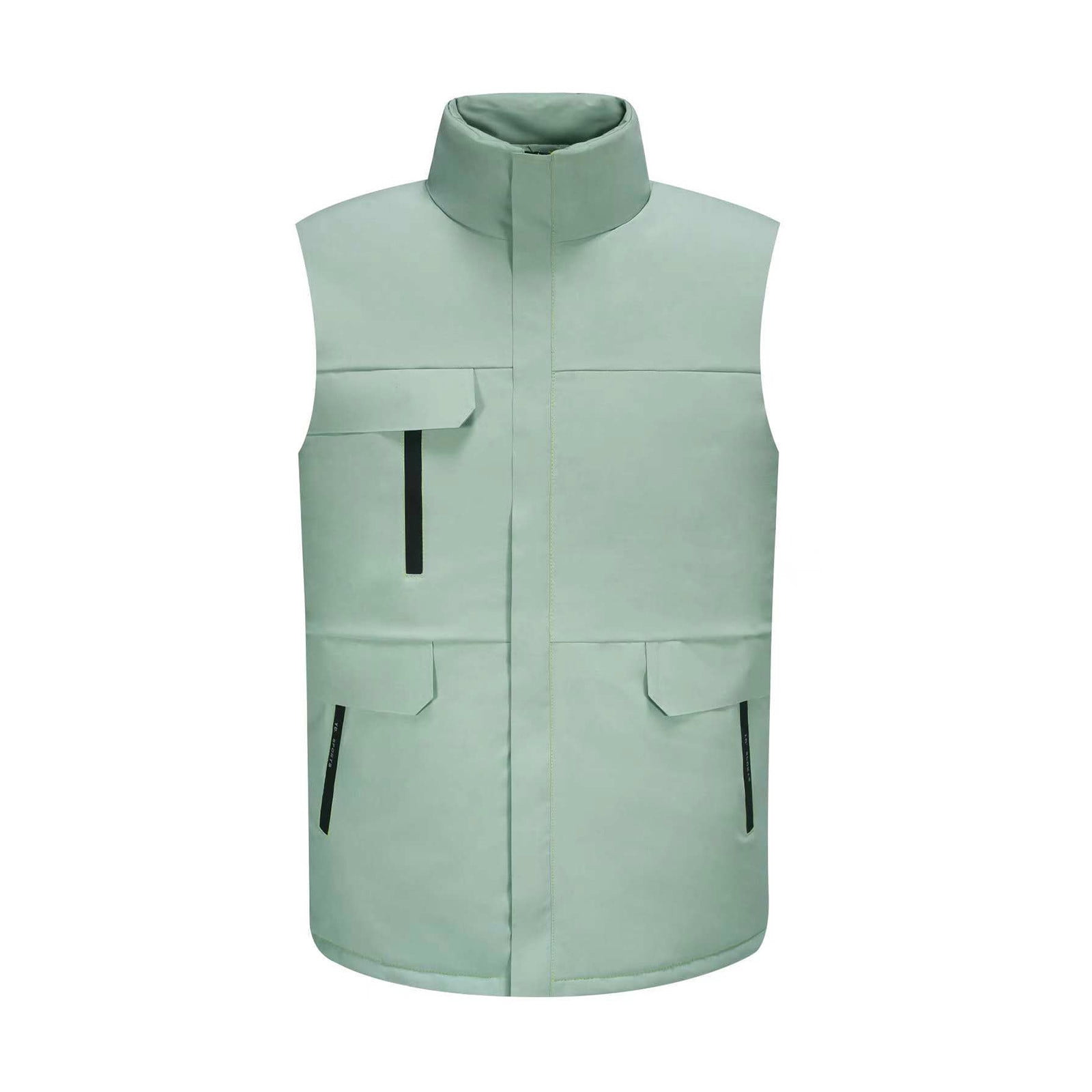 UTSJKR Vests for Women Lightweight Sleeveless Stand Collar Vest Waterproof Hiking Travel Golf Running Jacket with Pockets Green XL