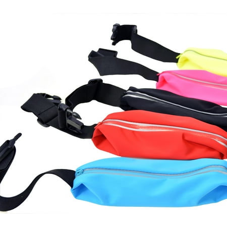 Target Lightweight Running Belt Waist Pack with Earphone Outlet - Outdoor Sweatproof Reflective Belt Waist Bag for iPhone 6S/6/6 PLUS Transparent Touch Screen Window, Universal Sports Waist