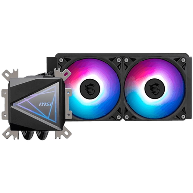 Enfriamiento Liquido MSI MAG CORELIQUID I240 ARGB PWM 3400RPM LGA 1700 AM5 negro