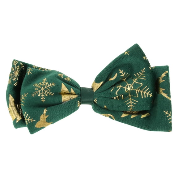 Unique Bargains 1 Pc Stylish Bows Hair Clips Hairdo Clips Green