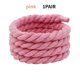 thumbnail image 3 of 2 cordones de lino redondos de 10 mm de ancho para zapatillas de deporte, adecuados para zapatos de lona AF1/AJ, cordones para zapatos deportivos, decoración de 100 cm, 3 of 5